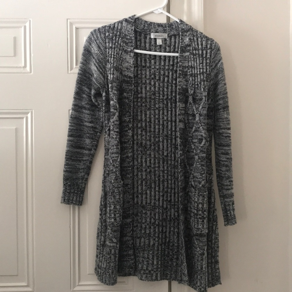 Grey cardigan dress barn